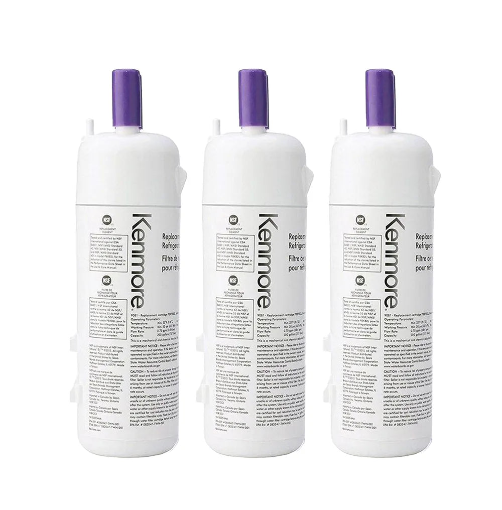 Kenmore Elite 9081- 469081, 469930, 9930 refrigerator water filter - 3 pack